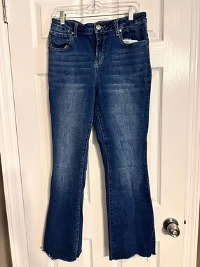 1822 Denim Women's Dark Blue Flare Jeans